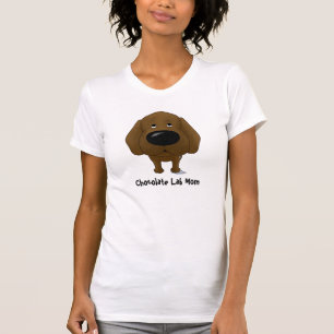 Schokoladen-Labrador-Mama T-Shirt