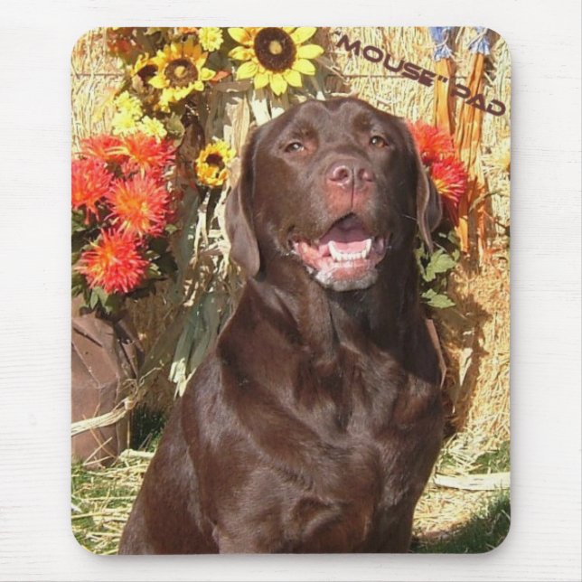 SCHOKOLADEN-LABRADOR MOUSEPAD (Vorne)
