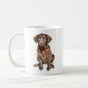 Schokoladen-Labrador-Retriever-Tasse Kaffeetasse