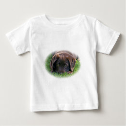 Schokoladen-Labrador-Welpe Baby T-shirt