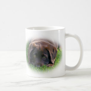 Schokoladen-Labrador-Welpe Kaffeetasse
