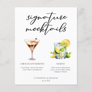 Schokoladen-Martini-Mojito-Hochzeits-Mocktails-Men