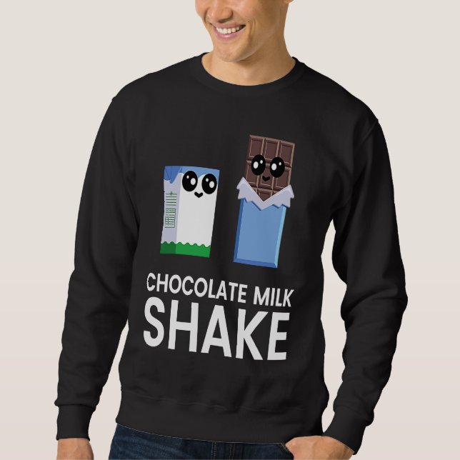 Schokoladen-Milchshake  Essen  Esser Grafik Sweatshirt (Vorderseite)
