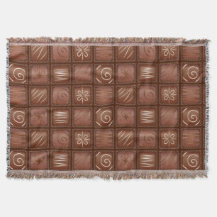 Schokoladen-Muster Decke