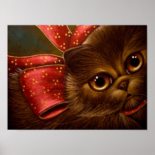 SCHOKOLADEN PERSERKATZE POSTER