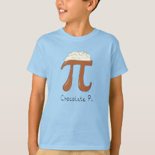 Schokoladen-Pi-Süß-Mathe-Pi-Tag-Kinder-Jungen-T-Sh T-Shirt