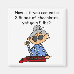 Schokoladen-Richtung Magnet