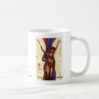 Schokoladen-und Karamell-Liebe Tasse