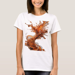SCHOKOLADEN- UND KARAMELL-TREPPE MIT KARAMELL-SPLA T-Shirt