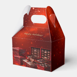 Schokoladen-Weihnachts-Geschenkbox Geschenkschachtel