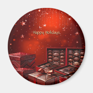Schokoladen-Weihnachtsmagnet Magnet