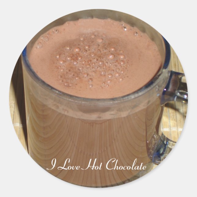 Schokoladenaufkleber Runder Aufkleber (Vorderseite)