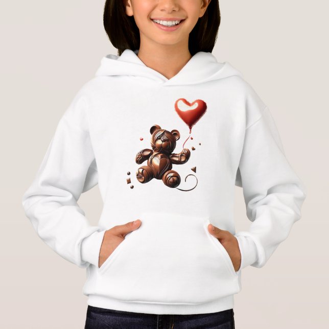 Schokoladenbär Hoodie (Vorderseite)