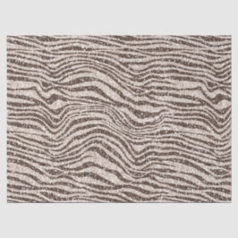 Schokoladenbraun Creme Blush Zebra Glitzer         Seidenpapier