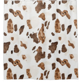 Schokoladenbraun Duschvorhang