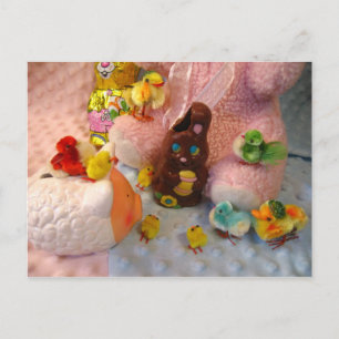 Schokoladenbraun-Postkarte kann nicht warten Postkarte