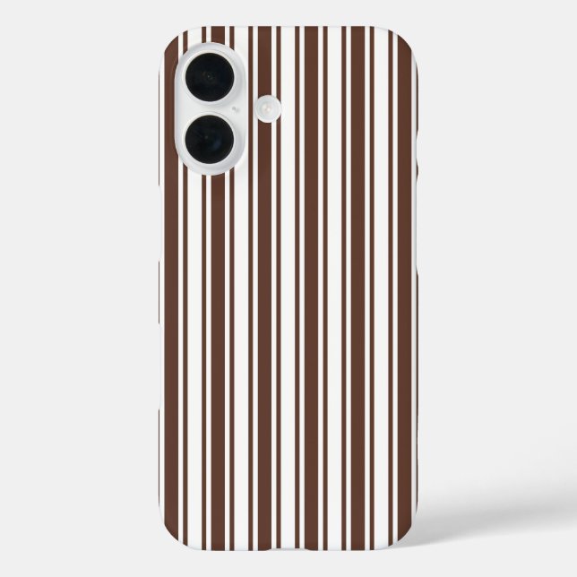 Schokoladenbraun und weiße Süßwaren Case-Mate iPhone Hülle (Rückseite)