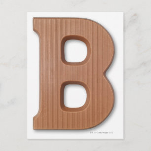 Schokoladenbrief b postkarte