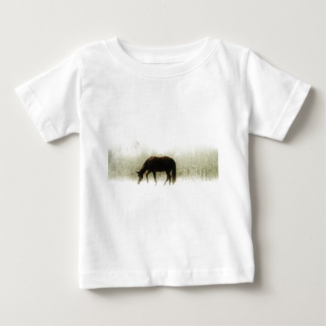 Schokoladenbrose im Nebel Baby T-shirt (Vorderseite)