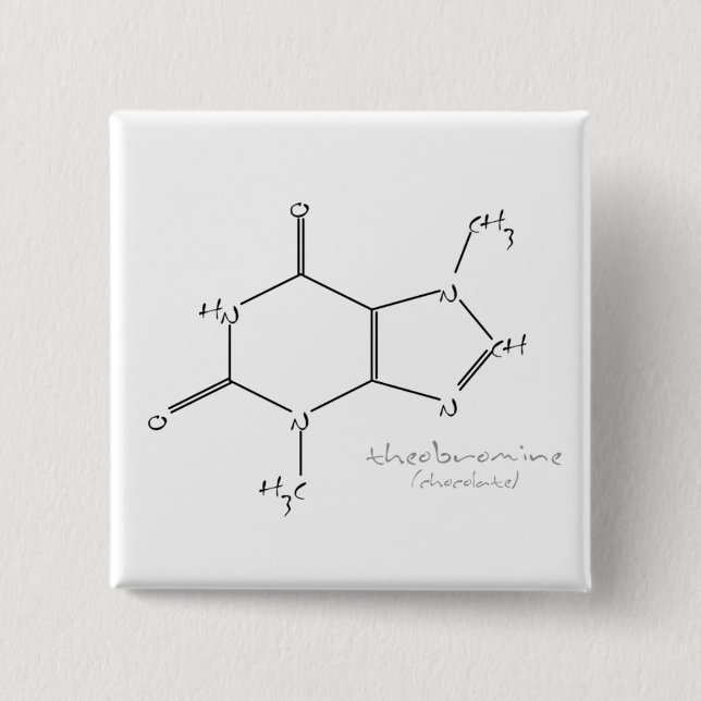 Schokoladenchemie Button (Vorderseite)