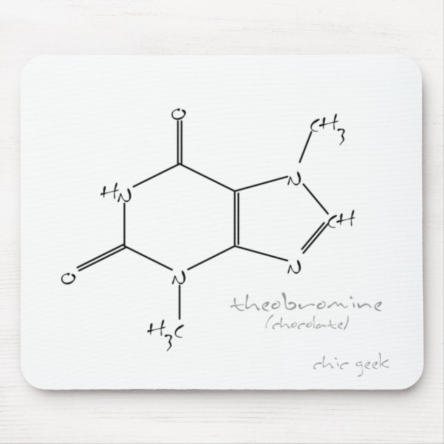 Schokoladenchemie Mousepad (Vorne)