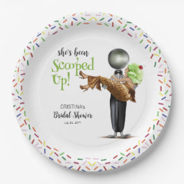 Schokoladencreme-Brautparty Pappteller