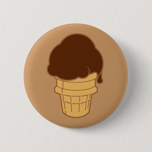 Schokoladencreme Button (Vorderseite)