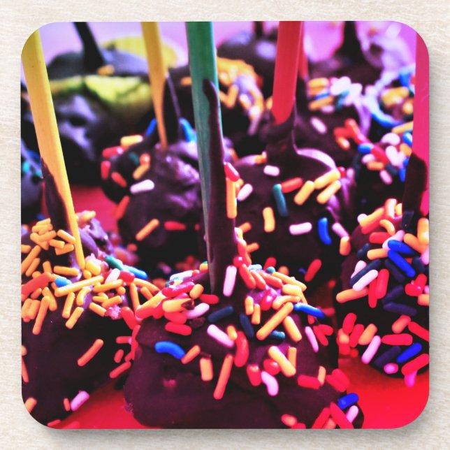 Schokoladencreme Getränkeuntersetzer (Vorderseite)