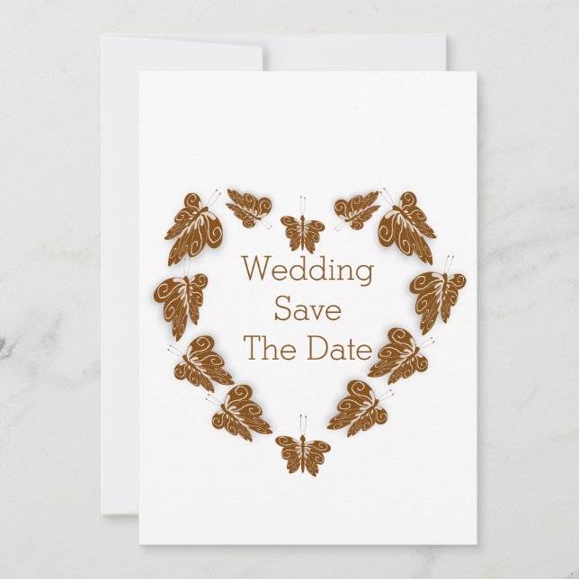 Schokoladencreme Save The Date (Vorderseite)