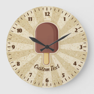 Schokoladencremestick Große Wanduhr