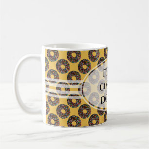 SchokoladenDonut mit bunten Sprinklen Tasse