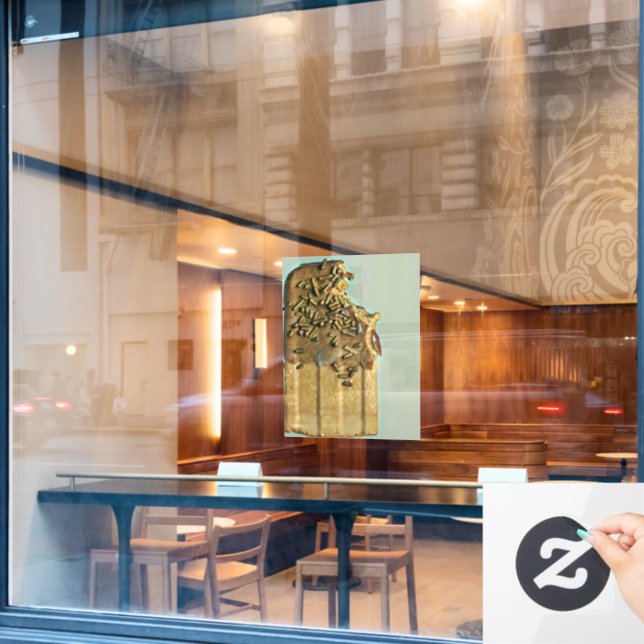 Schokoladeneis Fensteraufkleber (Café-Fenster)