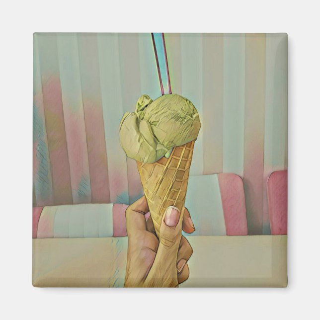 Schokoladeneis Magnet (Vorne)