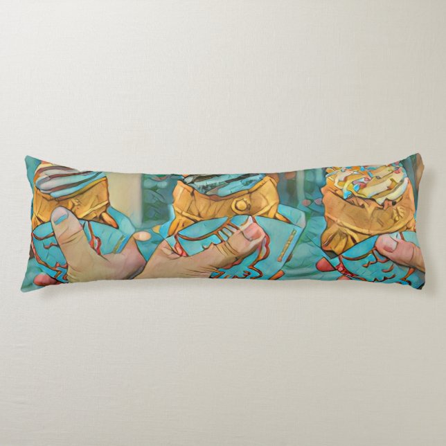 Schokoladeneis Seitenschläferkissen (Vorderseite)