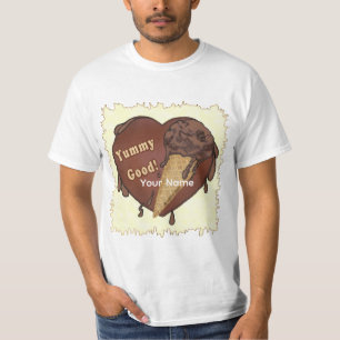 Schokoladeneiscreme-Kegel T-Shirt