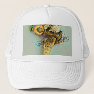 Schokoladeneisgeschenk Truckerkappe