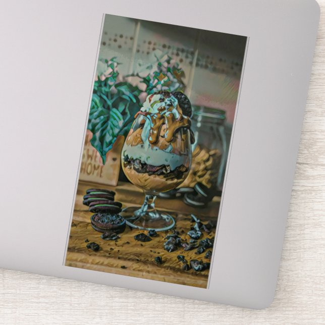 Schokoladeneisgeschoss Aufkleber (Detail)