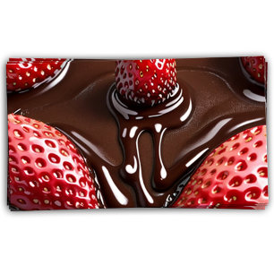 SchokoladenErdbeeren Treuekarte