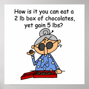 Schokoladengesicht Poster