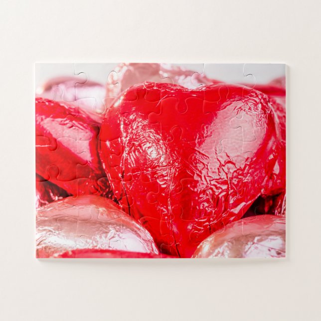 Schokoladenherzen Puzzle (Horizontal)