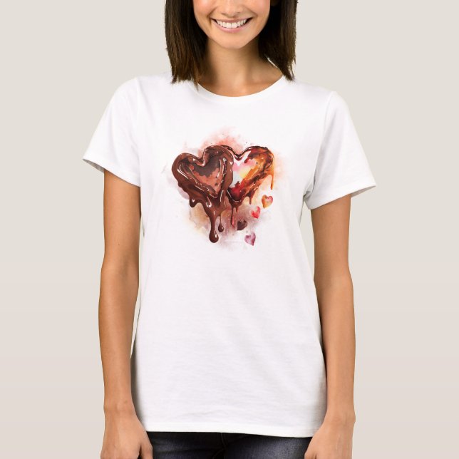 Schokoladenherzen T-Shirt (Vorderseite)