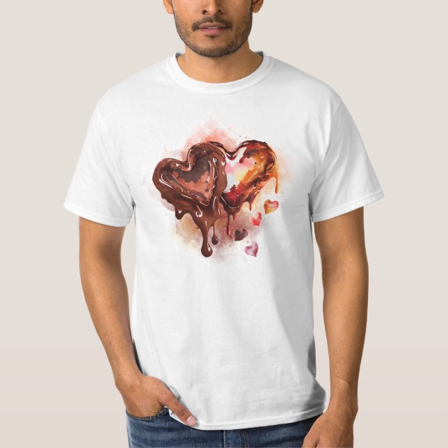 Schokoladenherzen T-Shirt (Vorderseite)