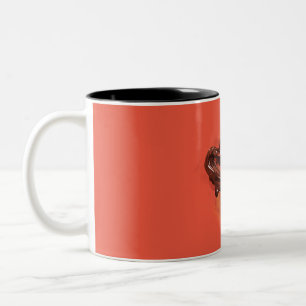 Schokoladenherzen Zweifarbige Tasse