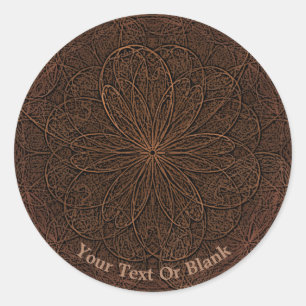 Schokoladenimpfung Runder Aufkleber