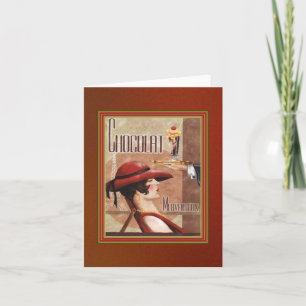 Schokoladenkarte Karte