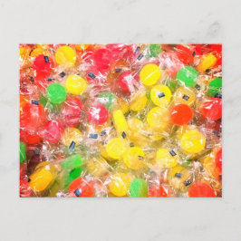 Schokoladenkarte Postkarte