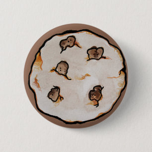 Schokoladenkekse Muster Button