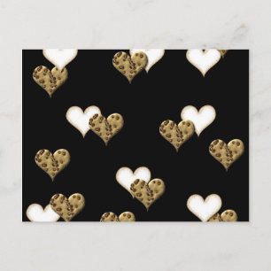 Schokoladenkekse und Zuckerrüben Postkarte