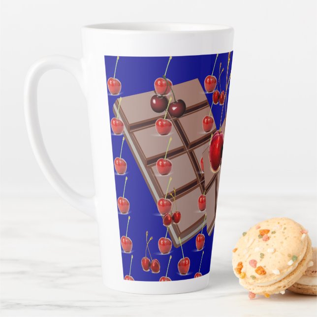 Schokoladenkirschen Milchtasse (Beispiel)