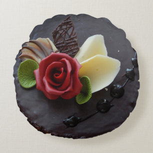 Schokoladenkissen Rundes Kissen